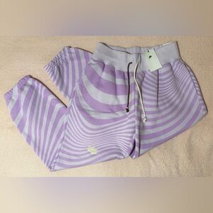 NWT Nike Lavender Swirl “Mind Over Matter” Love High Rise Oversized Joggers - M
